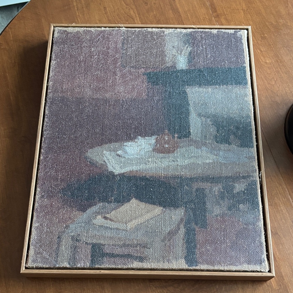 Hearth & Hand Rustic Abstract Canvas in Earthy Tones